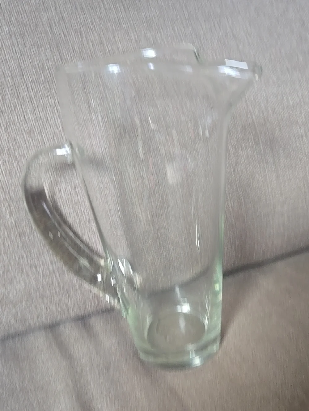 glass martini Cocktail pitcher vintage WEST VIRGINIA  Mid-Century Modern desi